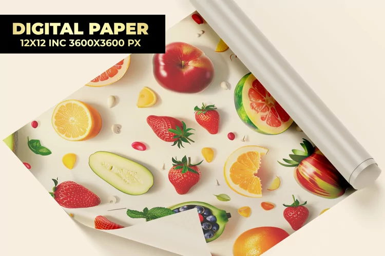 Fruits Digital Paper