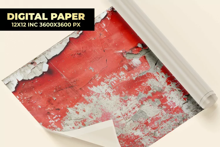 Peeling Paint Digital Paper