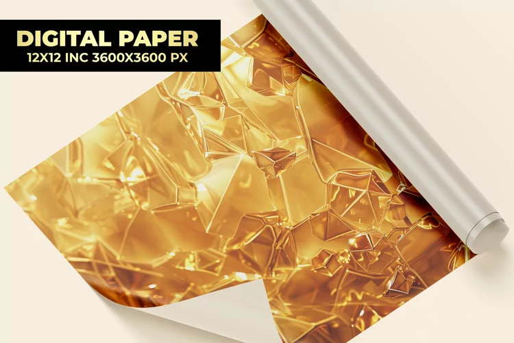 Golden Digital Paper