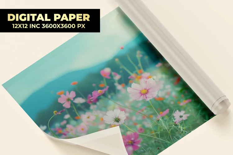 Flowers Digital Paper