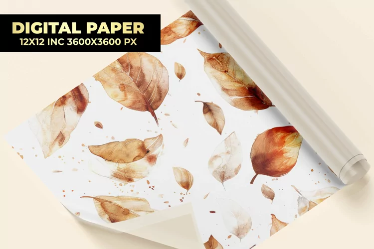 Autumn Leaves Digital Paper