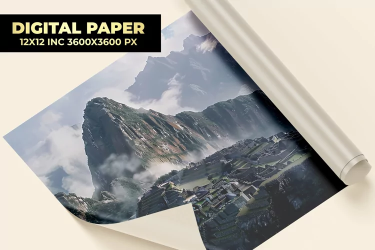 Machu Picchu Digital Paper