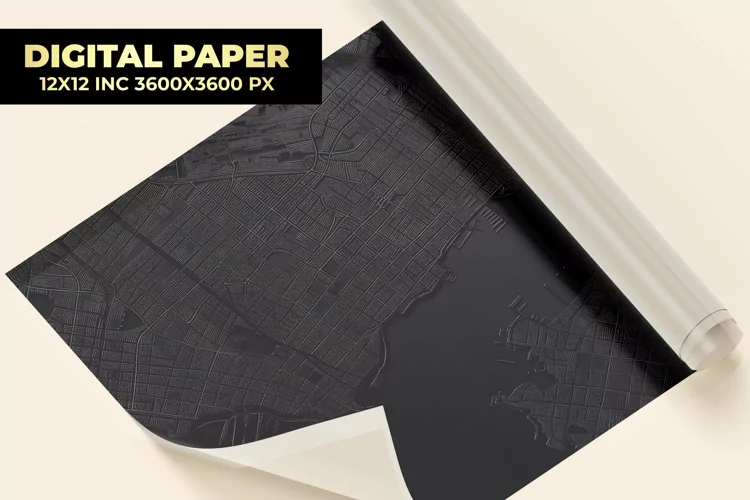 Black Digital Paper