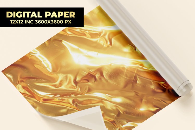 Golden Digital Paper example image 1