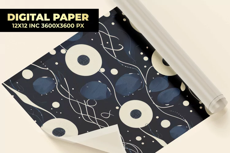 Circle Design Digital Paper
