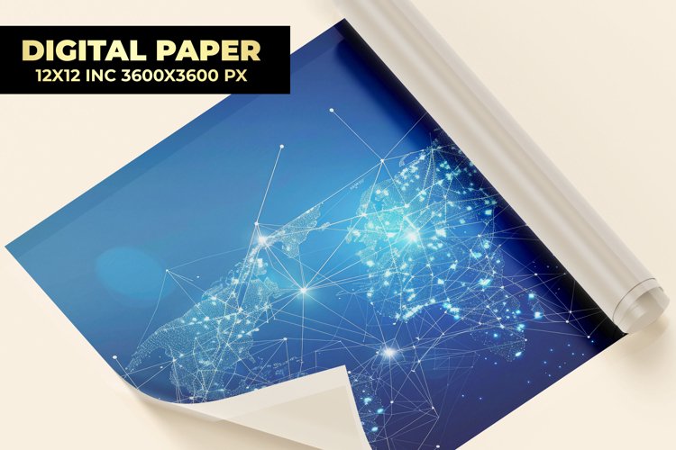 Network Connection Digital Paper example image 1