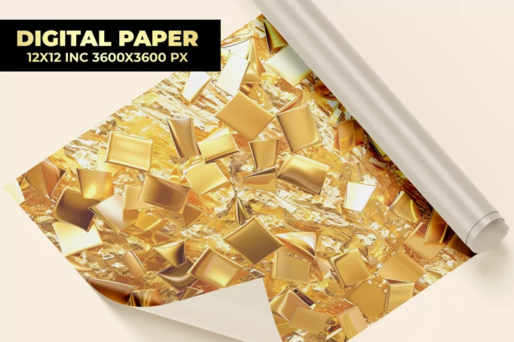 Golden Digital Paper
