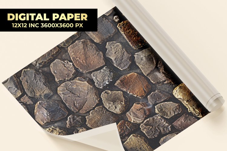 Stone Wall Digital Paper