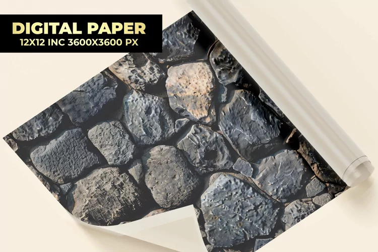 Stone Wall Digital Paper