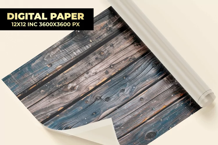 Wooden Wall Digital Paper