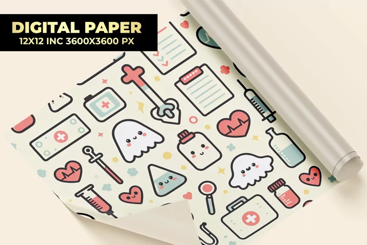 Medical Elements Digital Paper