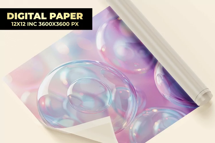 Bubbles Digital Paper