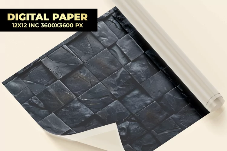 3D Cube Digital Paper