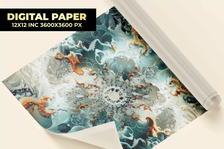 Fractal Art Digital Paper