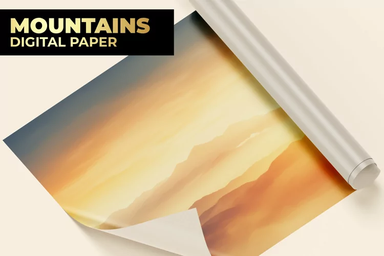 Mountains Digital Paper