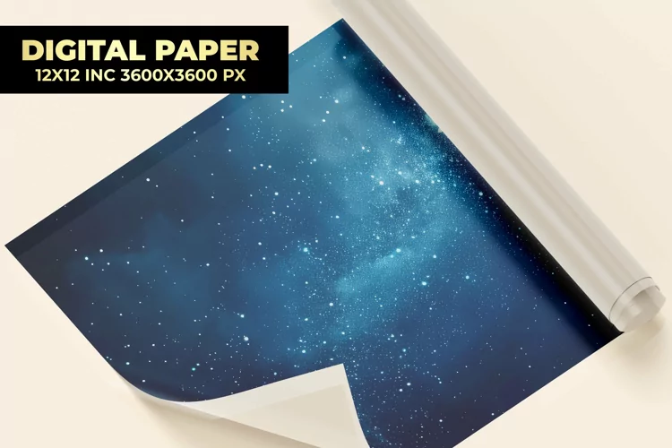 Starry Night Digital Paper