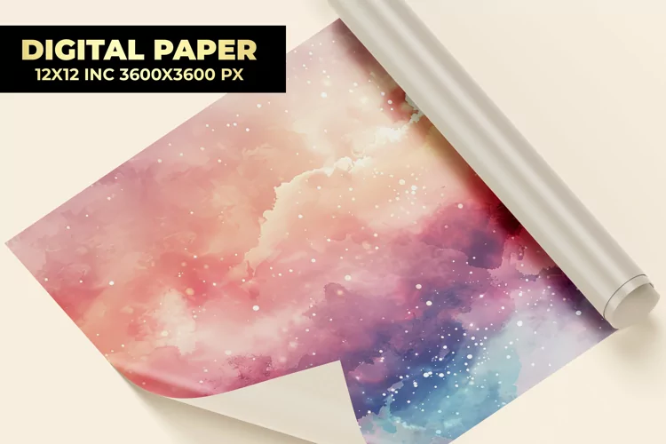 Watercolor Digital Paper