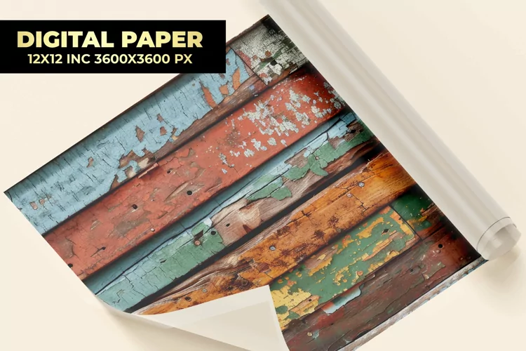 Wooden Digital Paper