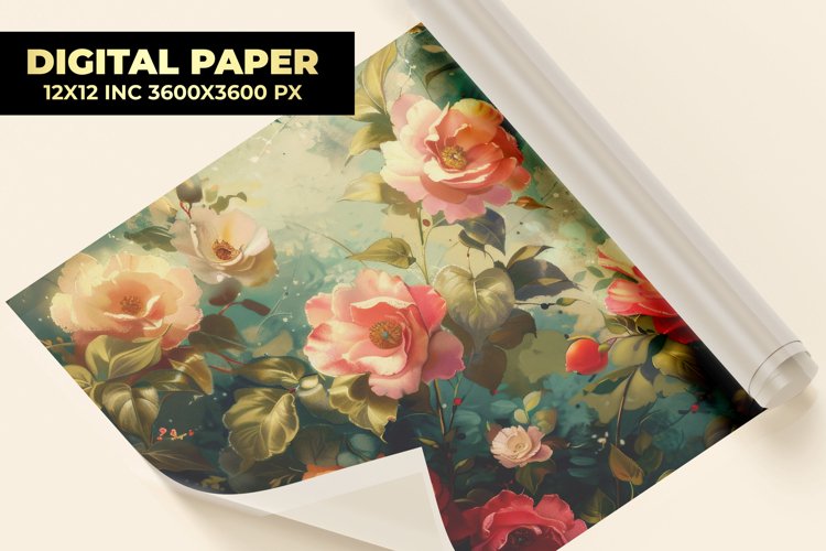 Watercolor Flowers Image 9