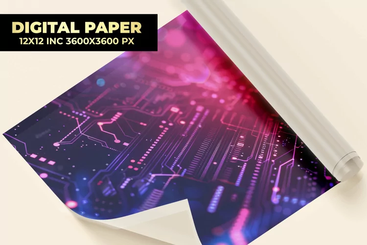 Circuit Board Digital Paper