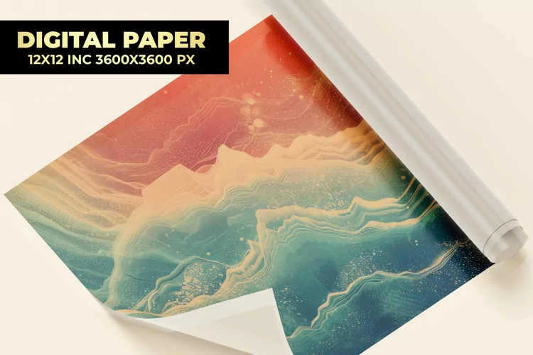 Waves Digital Paper