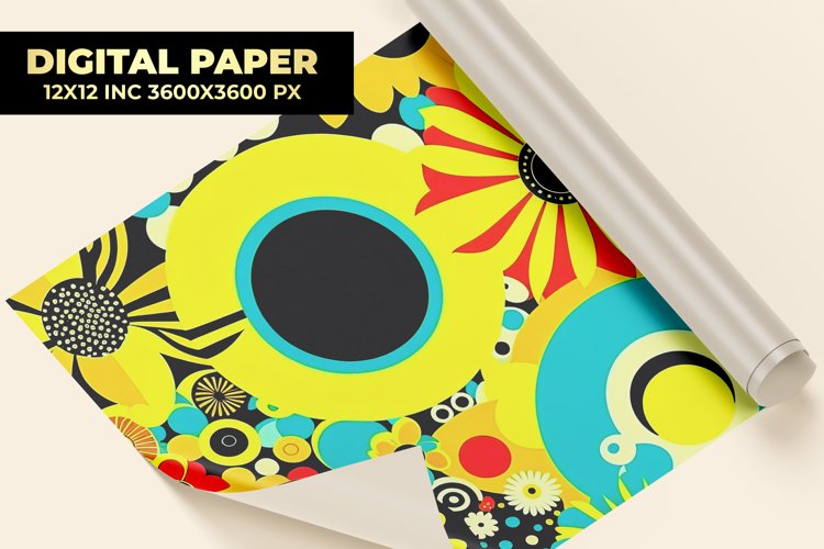 Colorful Digital Paper example image 1