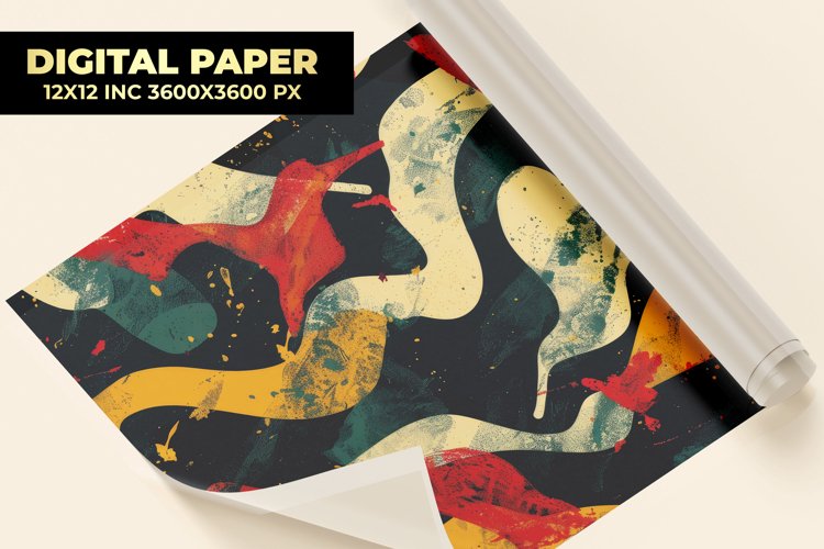 Camouflage Digital Paper example image 1