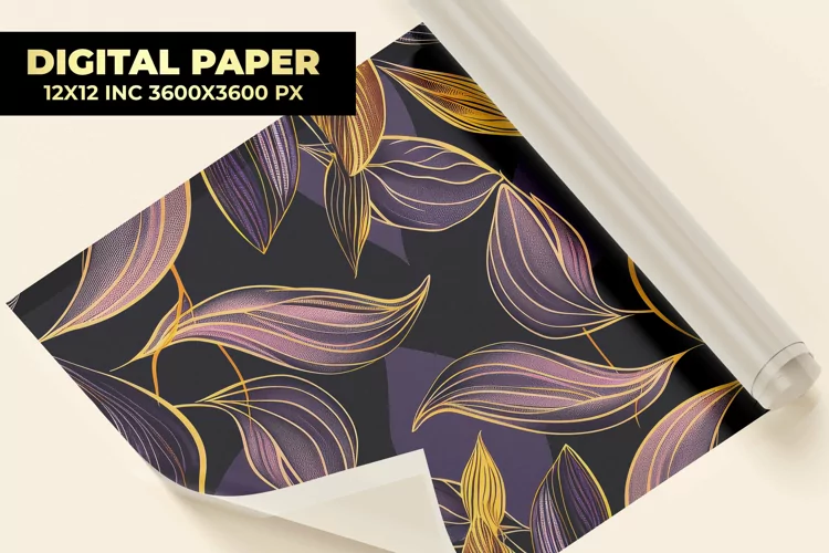 Leaves Digital Paper