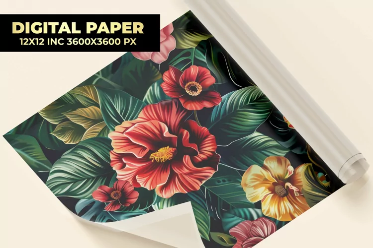 Flowers Digital Paper