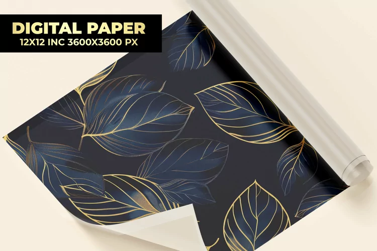 Leaves Digital Paper