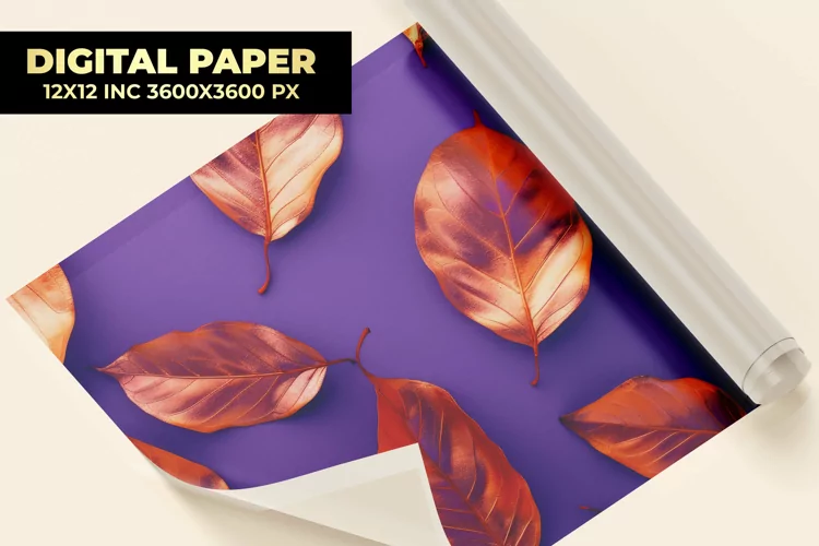 Autumn Leaves Digital Paper