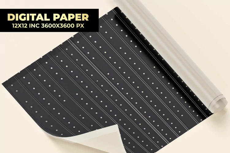 Black Digital Paper