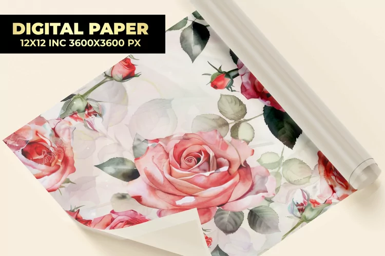 Flowers Digital Paper