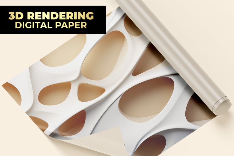3D Rendering Digital Paper example image 1