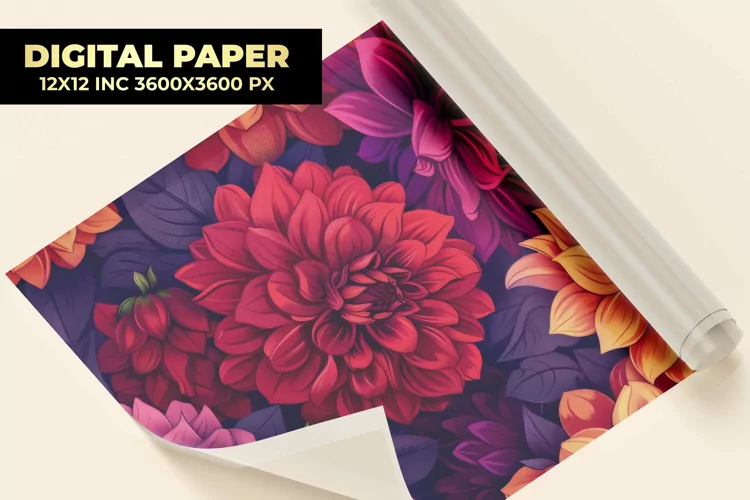 Flowers Digital Paper
