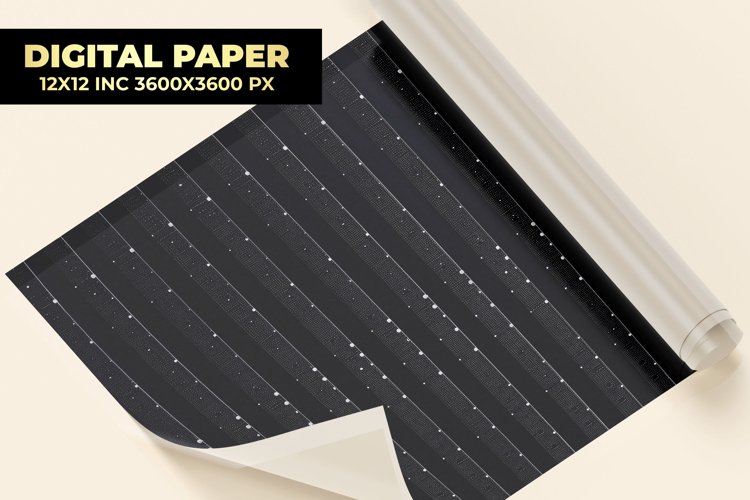 Black Digital Paper example image 1