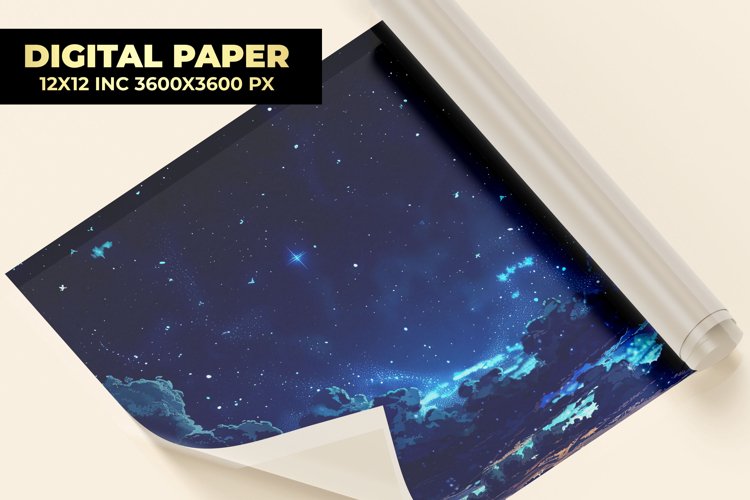 Space Digital Paper example image 1
