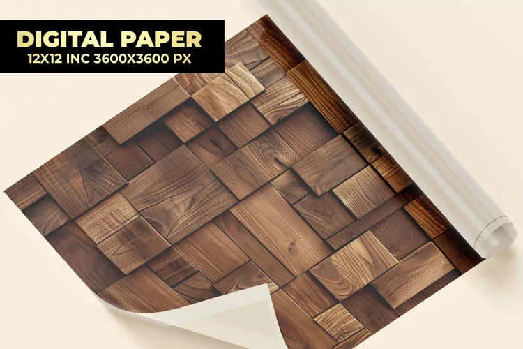 Wooden Digital Paper