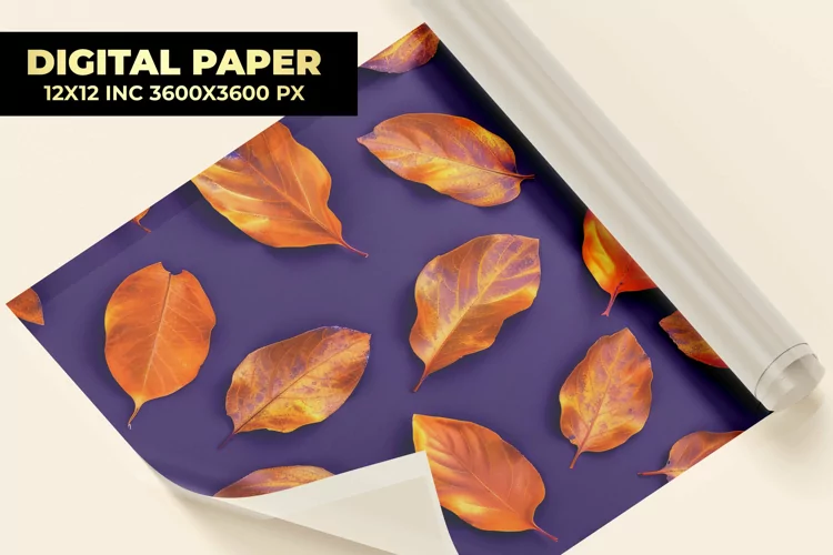 Autumn Leaves Digital Paper