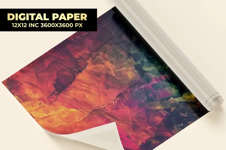 Multicolored Digital Paper