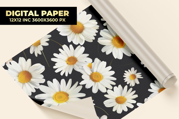 Flower Digital Paper example image 1