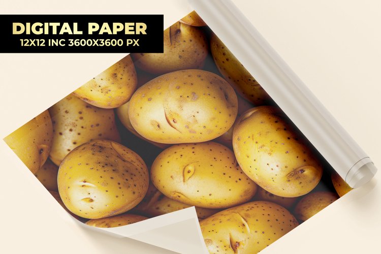 Potato Digital Paper example image 1