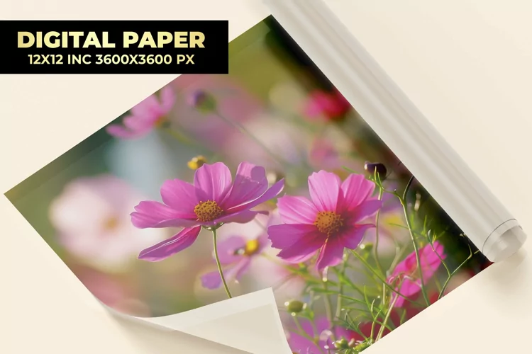 Flowers Digital Paper