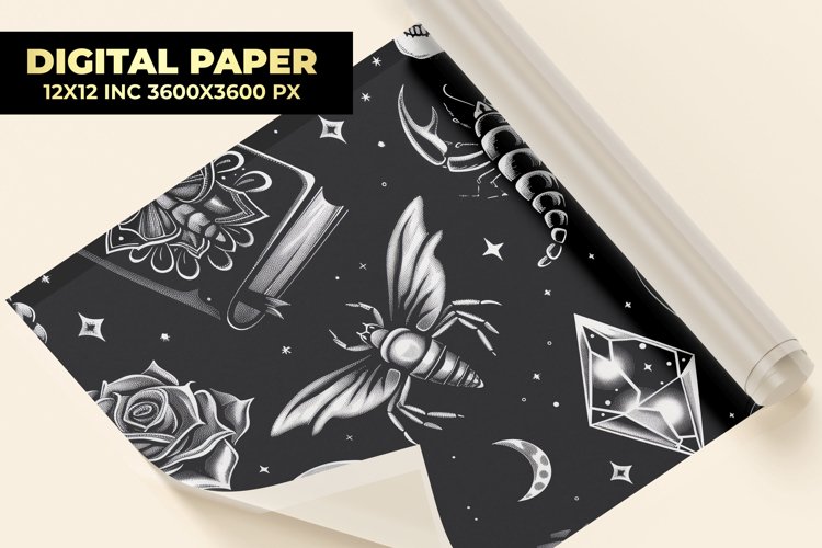 Symbol Pattern Digital Paper example image 1