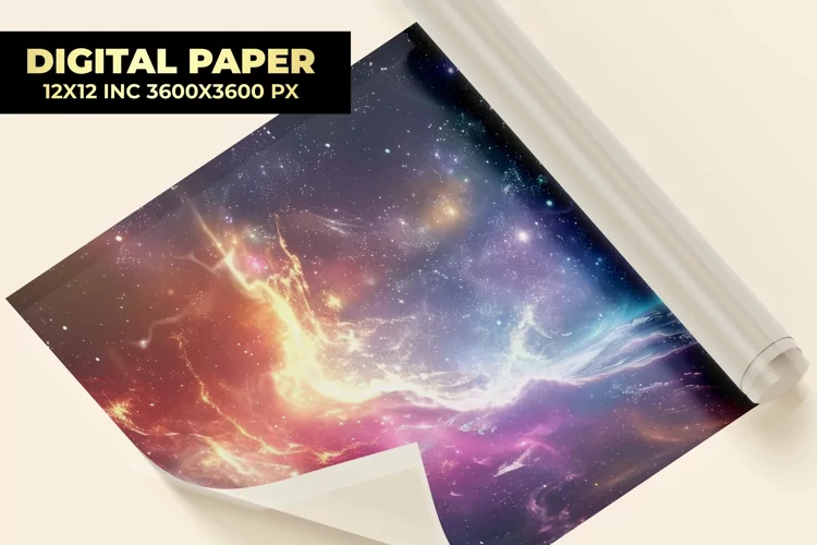 Cosmic Space Digital Paper
