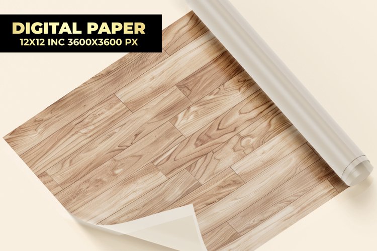 Grain Wooden Digital Paper example image 1
