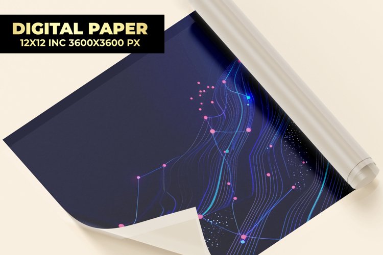 Geometric Digital Paper example image 1