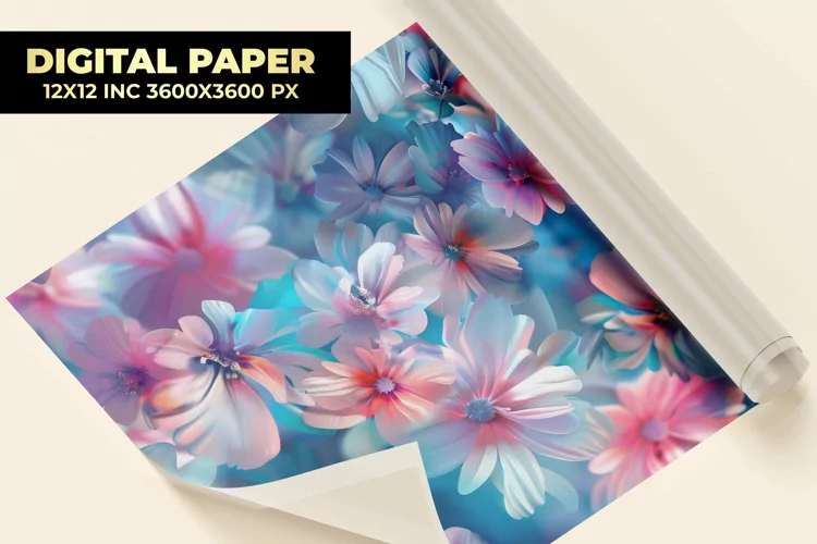 Flowers Digital Paper