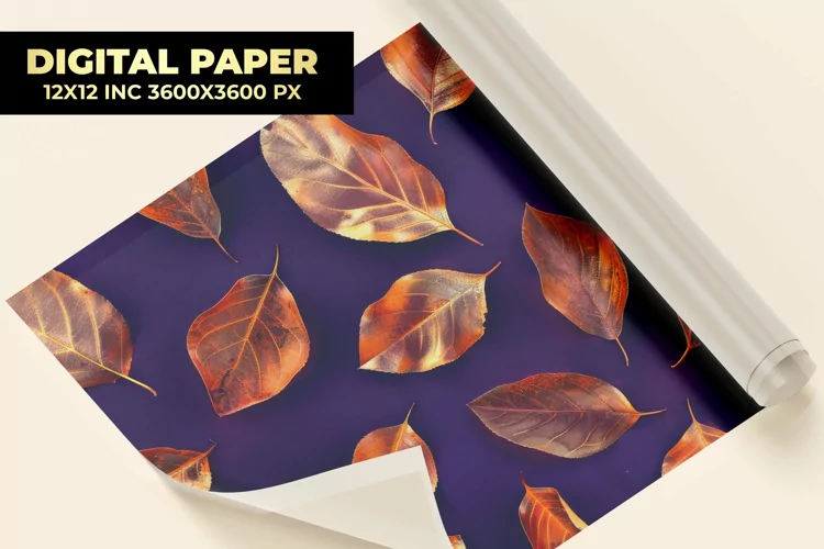Autumn Leaves Digital Paper