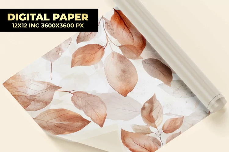 Autumn Leaves Digital Paper